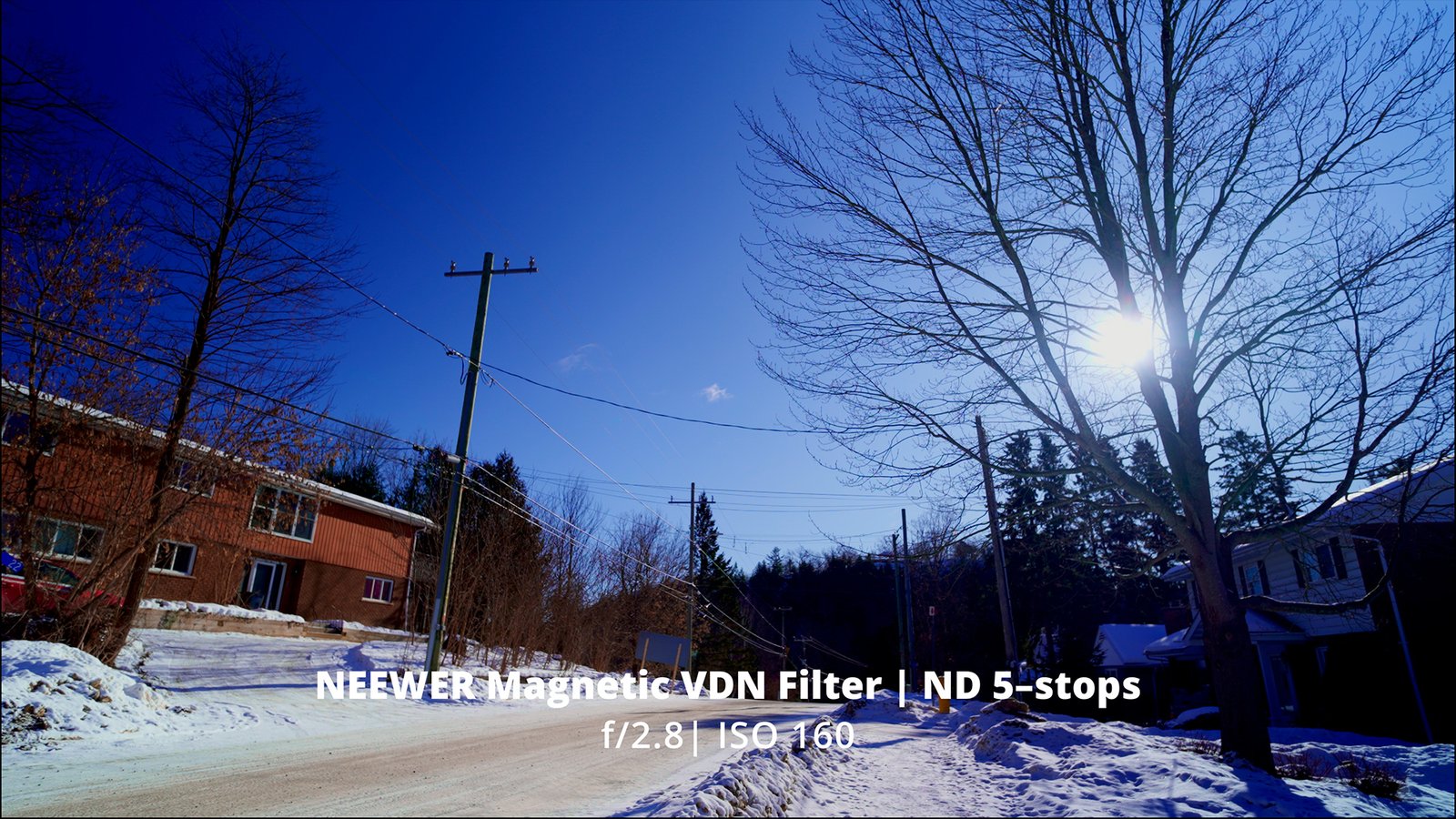 NEEWER MagneticVND 5stop budget magnetic variable ND filter