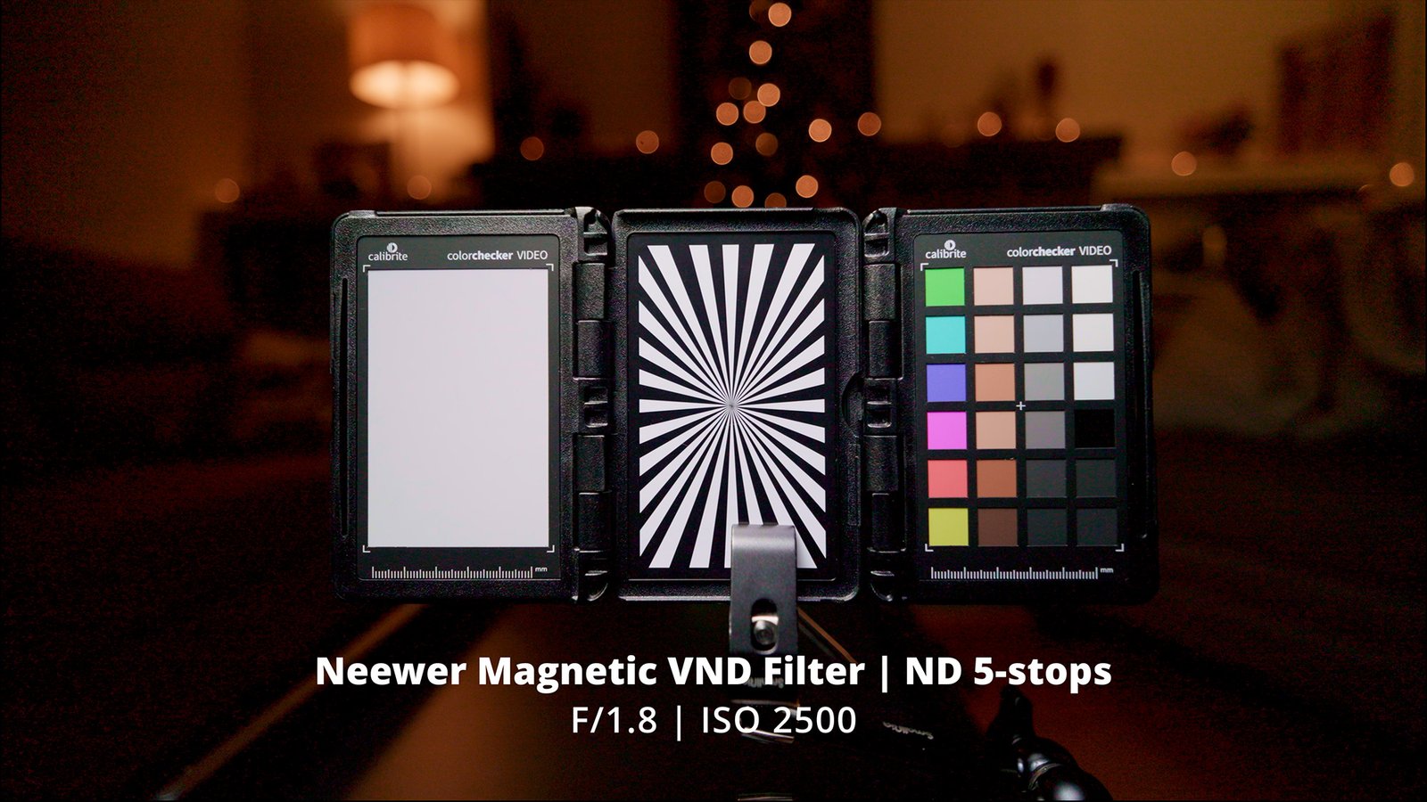 NEEWER MagneticVND 5stop colour checker budget magnetic variable ND filter