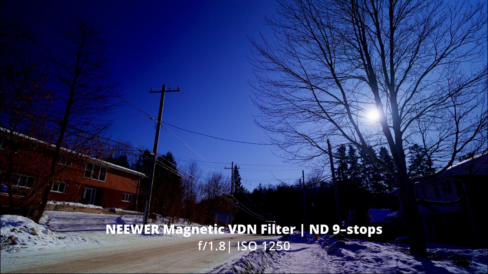 NEEWER MagneticVND 9stop budget magnetic variable ND filter