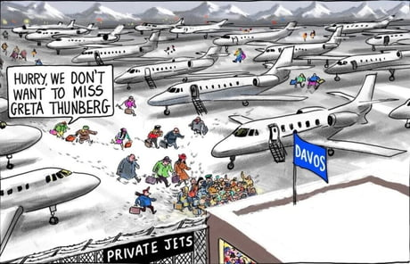 Davos climate change comic